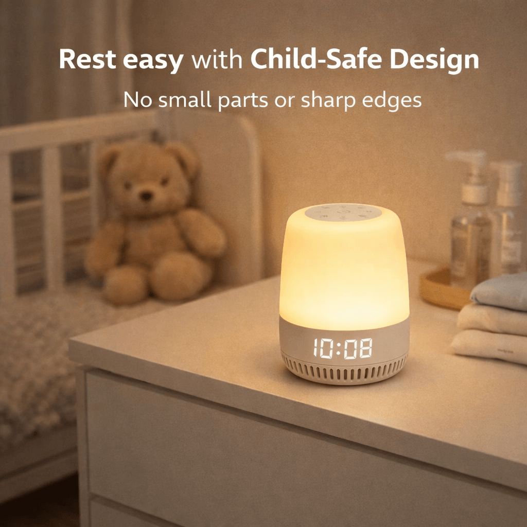 Experience faster, longer baby sleep with Holomas gentle white noise machine