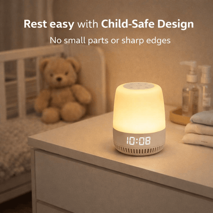Experience faster, longer baby sleep with Holomas gentle white noise machine