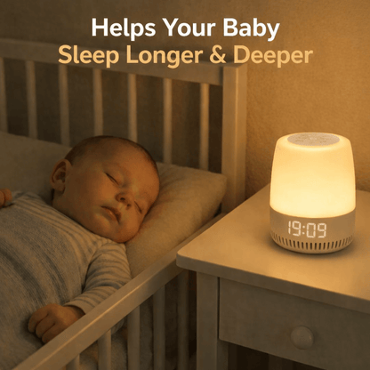 Experience faster, longer baby sleep with Holomas gentle white noise machine