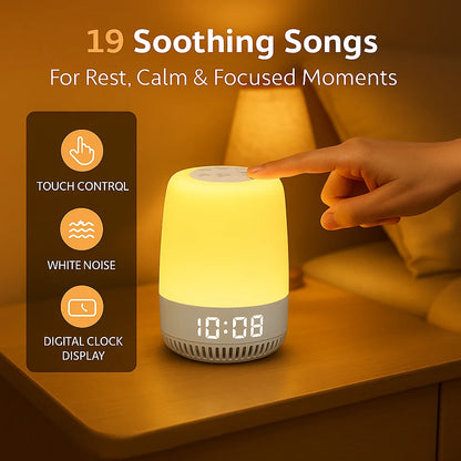 Experience faster, longer baby sleep with Holomas gentle white noise machine